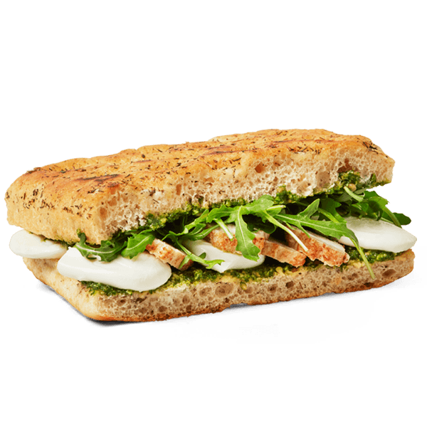 Focaccia Kylling & Mozzarella